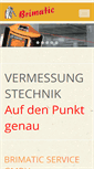 Mobile Screenshot of brimatic-vermessungstechnik.de